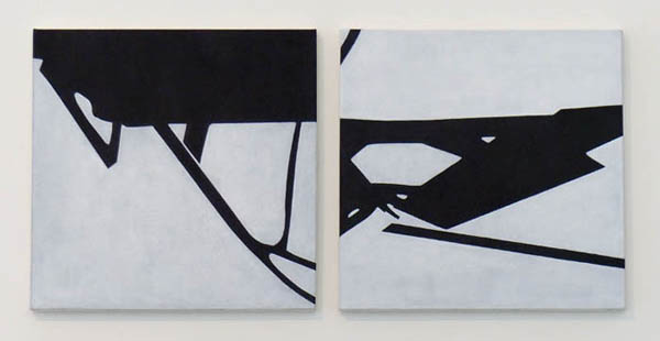 Philip Bradshaw, Installation view, That's Not What I Meant, Firstsite, Colchester, 2015, Between the idea and the reality 2015 pair